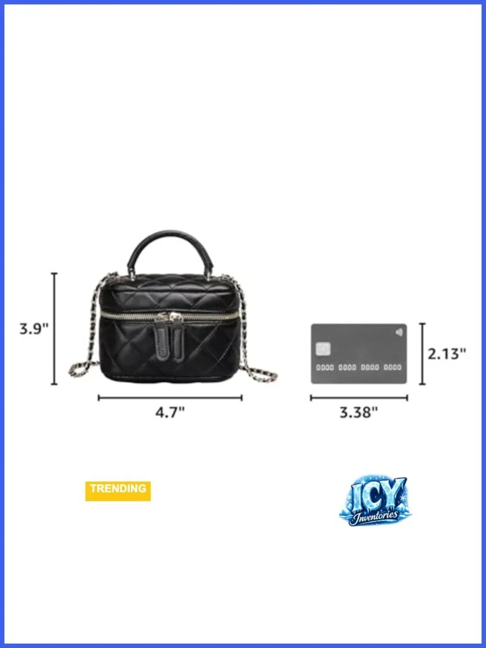 Y2K Vegan Leather Box Purse Shoulder Crossbody Bag Women Chic Satchel
